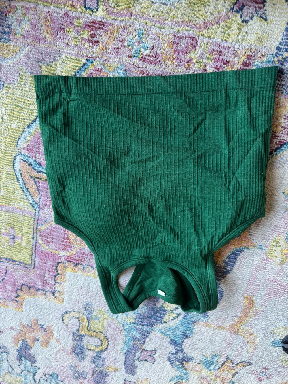 lululemon athletica Ribbed Green Tank Top